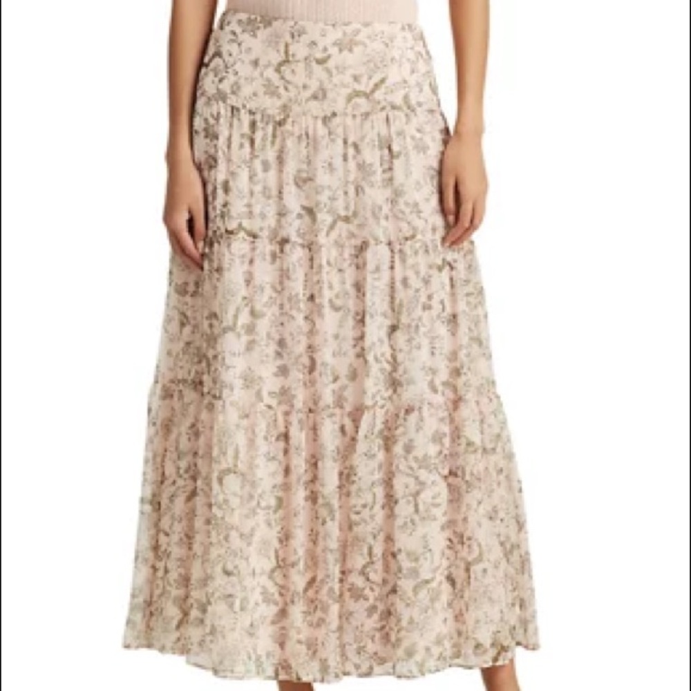 Ralph Lauren Tiered Peasant Skirt - Size 4